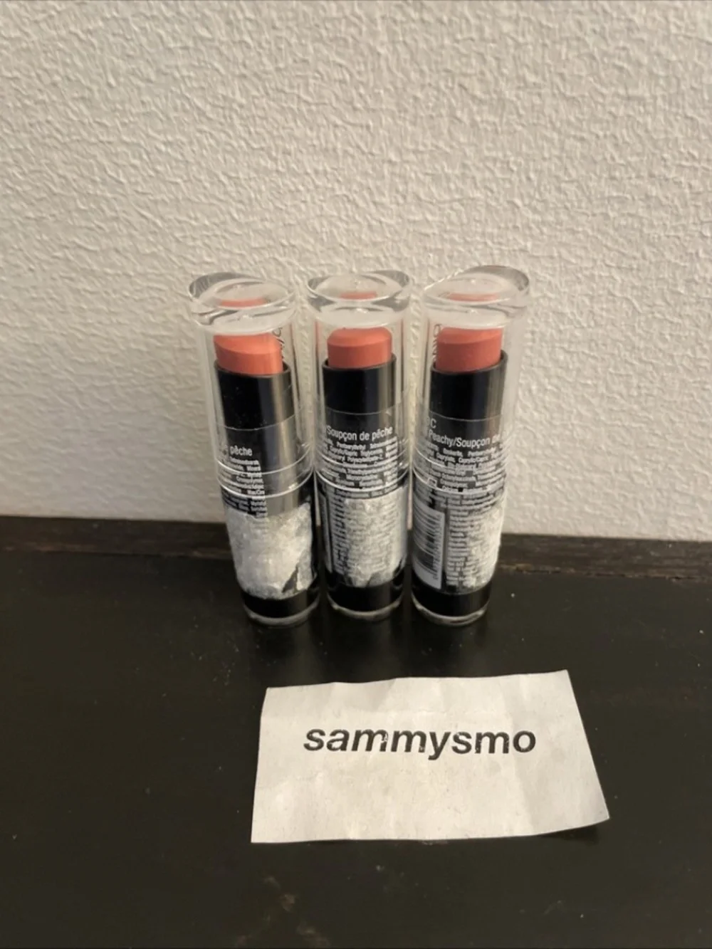 WET N WILD Mega Last Lip Color 903C JUST PEACHY Sealed, x3 DISCONTINUED